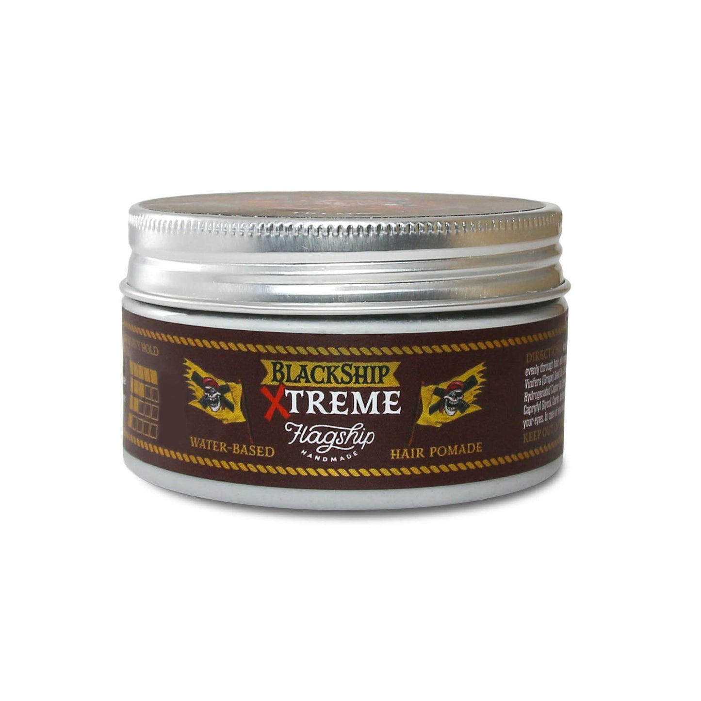 Flagship Pomade BlackShip Xtreme Water Based Hair Pomade 3.4OZ