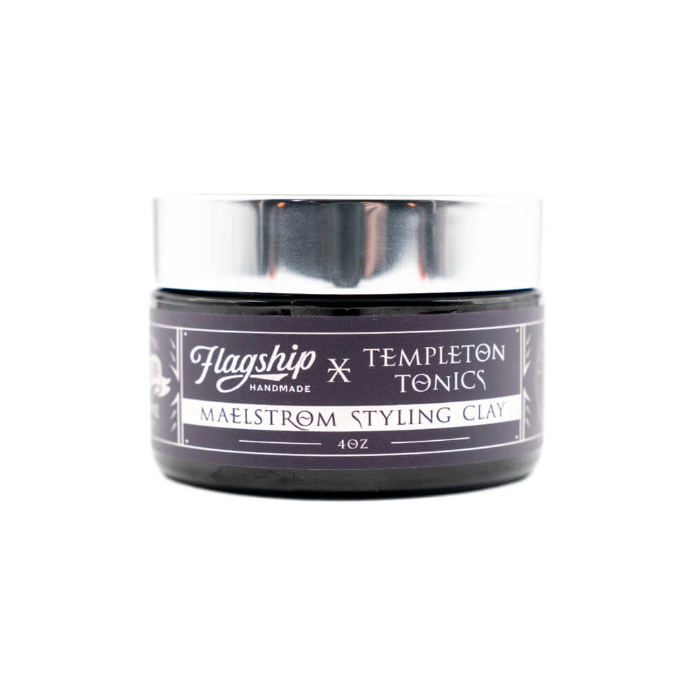 Flagship Pomade Co x Templeton Tonics Maelstrom Styling Clay 4OZ