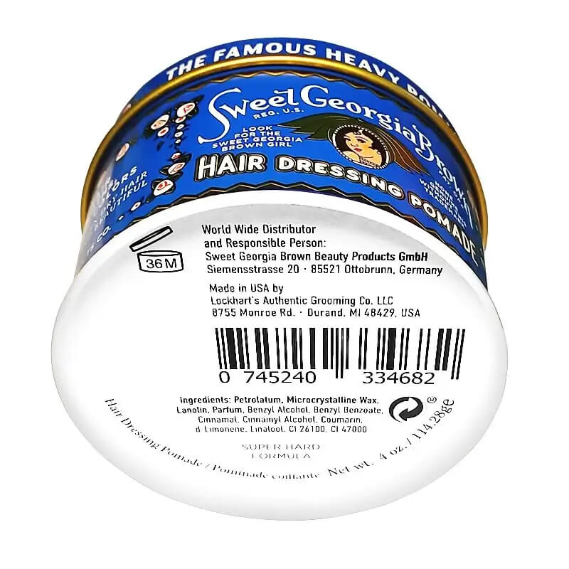 Sweet Georgia Brown Blue Heavy Hold Pomade 4OZ
