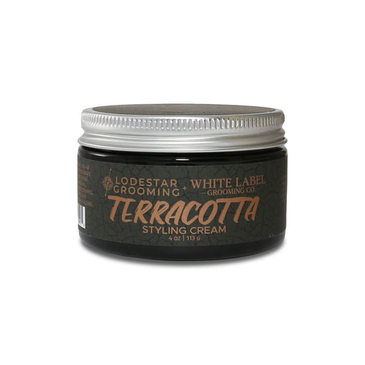 Lodestar Grooming + White Label Grooming Co. Terracotta Styling Cream 4OZ