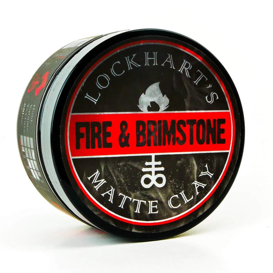 Lockhart's Fire & Brimstone Matte Clay 3.7OZ