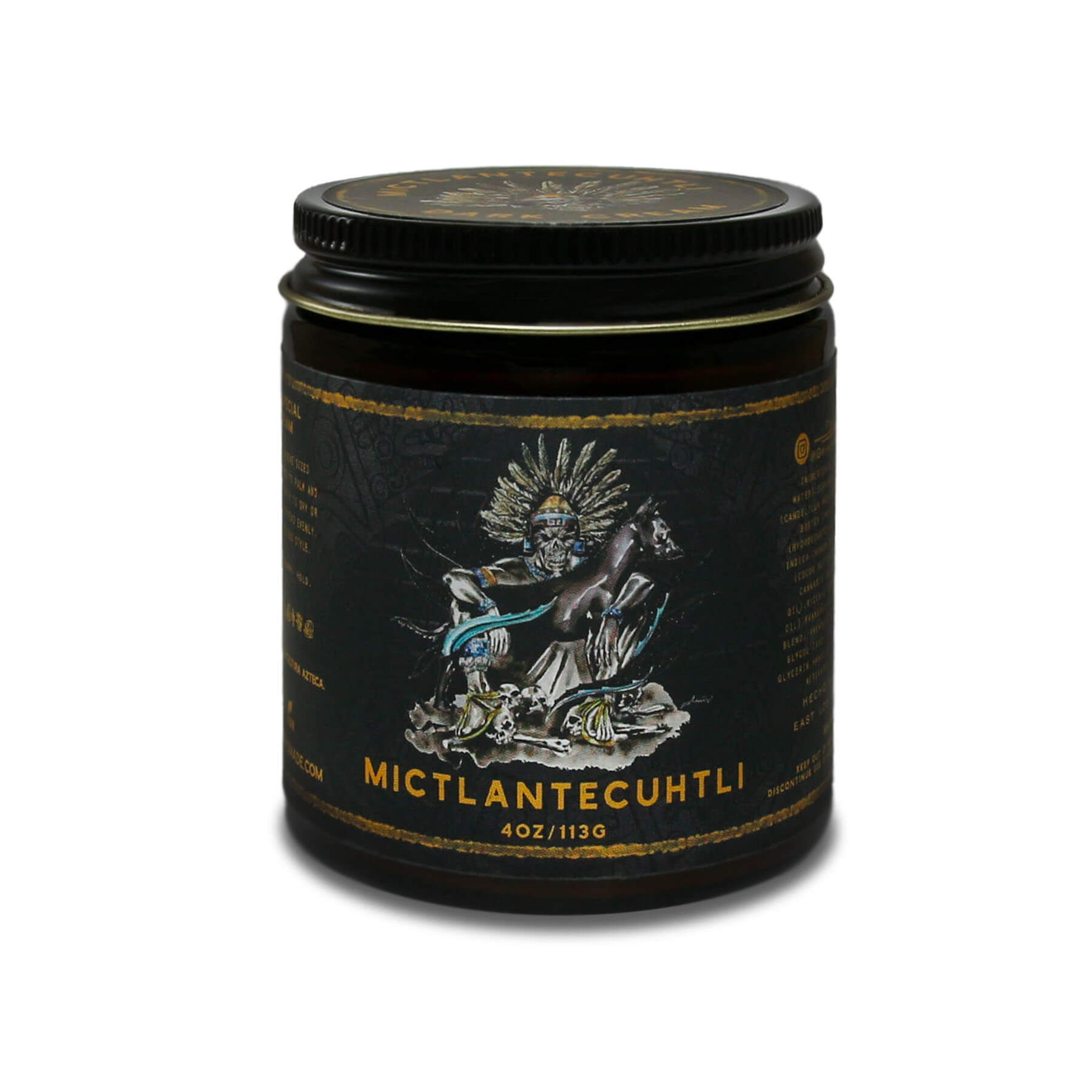 Grim Grease Pomade Mictlantecuhtli Dark Cream 4OZ